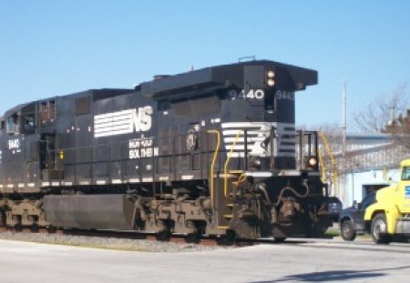 Norfolk Southern - trains, norfolk southern, morehead city nc, transportation