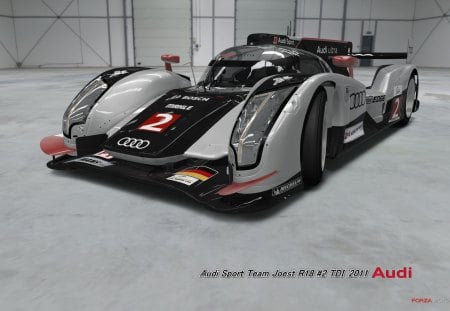 Audi Sport Team Joest R18 #2 TDI '2011 - Horizon, 360, 2, 2011, Team, TDI, Motorsport, 4, Sport, Audi, Joest, Xbox, Forza