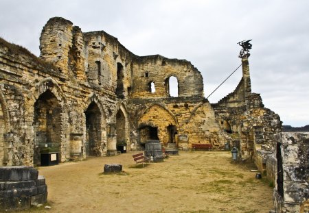 kastel - kastel, oud, valkenburg, licht