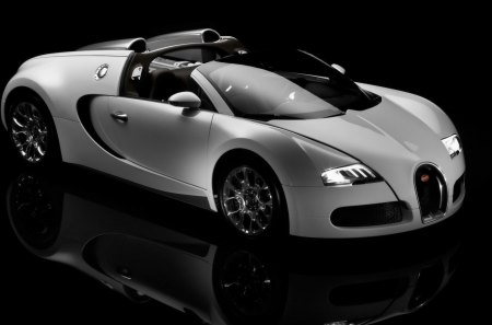 Bugatti Veyron - white veyron, white bugatti veyron, veyron, Bugatti Veyron