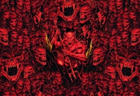 HELLISH RED - BLOODY, RED, HELLISH, WALLPAPER