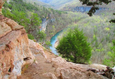 Buffalo River from The Goat Trail - nature, rivers, outdoors, photography