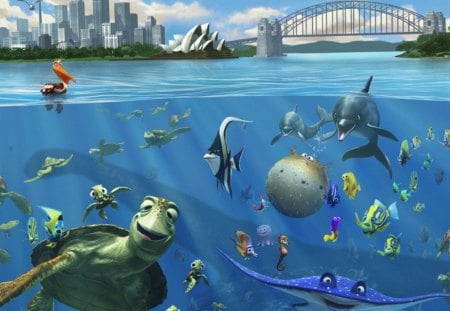 Finding Nemo - Ocean, Movie, Finding Nemo, Nemo, Fish