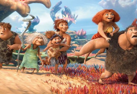 The Croods - animated, film, the croods, cave men, movies