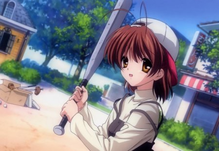 Clannad - comedia, anime, romance, baseball, nagisa furukawa, manga, harem