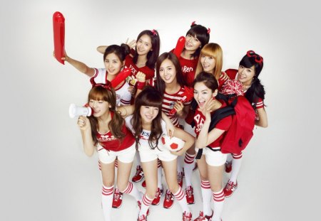 Girls-Generation 02 - style, girls, enjoy, red dress, cute