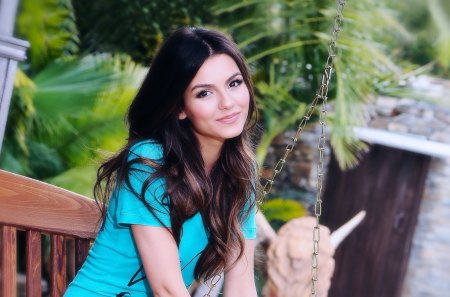 Smile - woman, brunette, smile, victoria justice