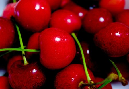 Cherries - berries, red, cheries, cherry, berry, tasty