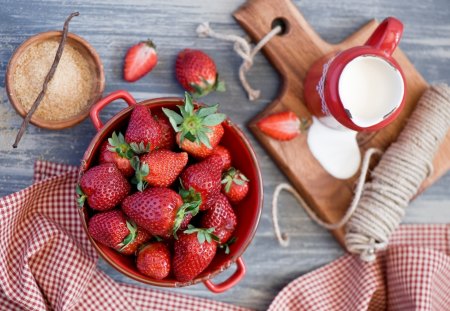 *** I love strawberries *** - food, nature, fruits, strawberiees