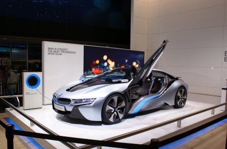 BMW i8 Electric Concept Vehicle - concept vehicle, auto show, i8, electric vehicle, detroit, bmw