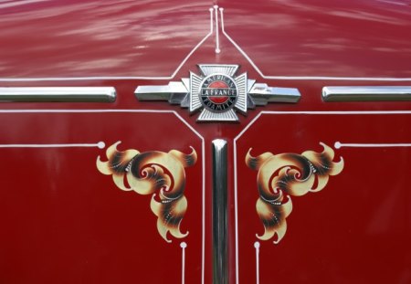 American LaFrance Logo & Striping - vehicle, ladder, american lafrance, truck, engine, fire, logo