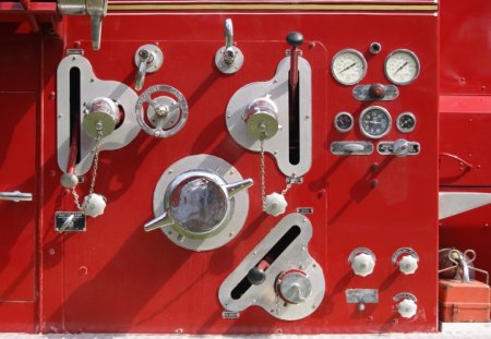 American LaFrance Pump Panel - pumper, american lafrance, truck, pump, muster, engine, fire