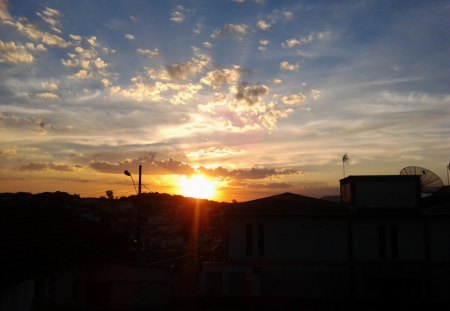 Sunset - S�o G. do Sapuca� - MG - Brazil - Minas Brasil, Sunset, Summer, City