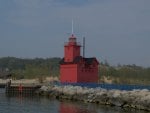 Lighthouse on Lake Michigan