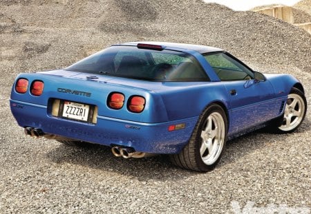 One Of 44 - vette, gm, zr1, blue