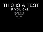 this is a test...