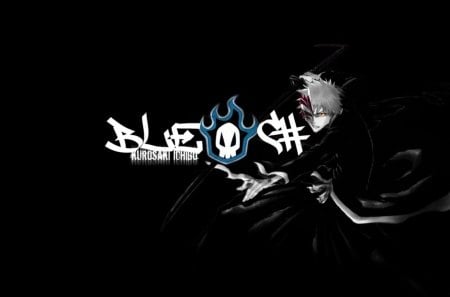 ichigo - anime, kurosaki, logo, bleach, ichigo