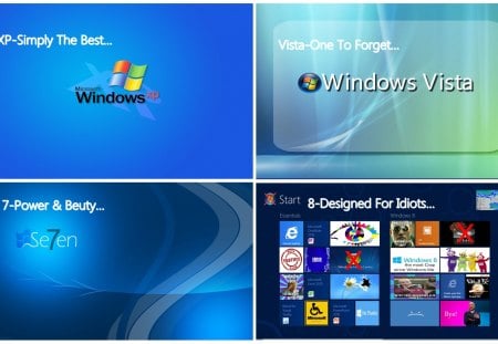 the good, the bad and the ugly.. - windows, ugly, microsoft, good, bad, versions