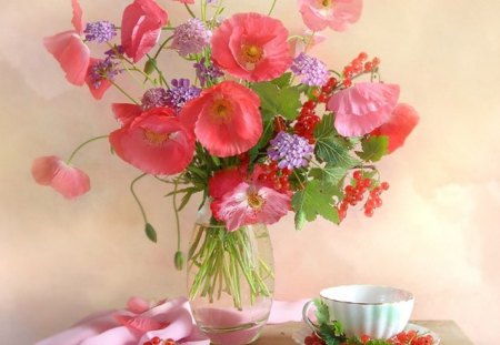 Still Life - colorful, flowers, still life, elegant