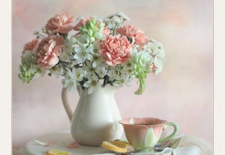 Still life - flowers, vase, still life, beautiful