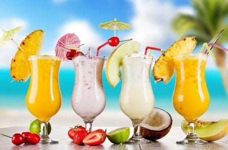 Beach coolers - shake, fruity, yummy, cool