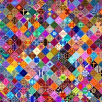 diamond patch quilt