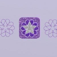 Star flower in purple