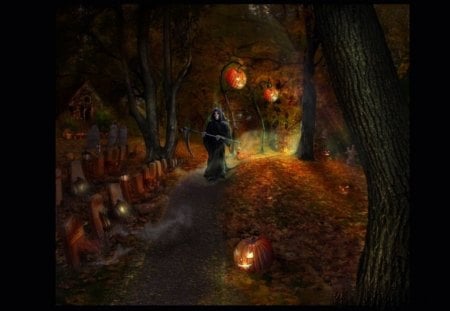 HALLOWEEN CEMETERY