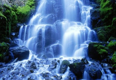 top leavel waterfall - landscapes, waterfall