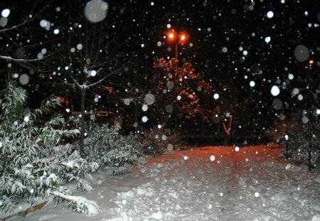 	Snow in Istanbul street - snow, istanbul, street