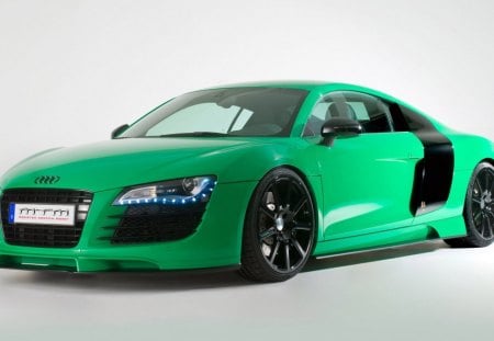 Audi R8 MTM V8 FSI 2008 - v8, mtm, r8, 2008, green, audi, fsi