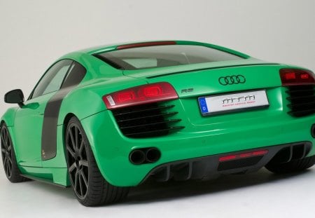 Audi R8 MTM V8 FSI 2008 - v8, mtm, r8, 2008, green, audi, fsi