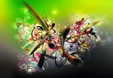 MIX - 3d, wallpaper, cool, abstract