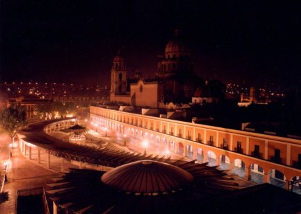 Toluca, Mexico - downtown, night, mexico, cities