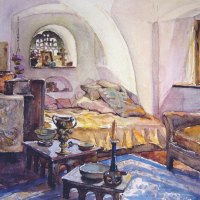 Bran castle (Queen Mary's bedroom) by Ottilia Michail Otetelesanu