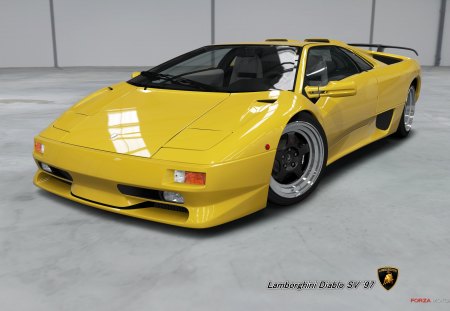 Lamborghini Diablo SV '97 - Horizon, 360, VT, SVR, SE35, SE30, SV, Motorsport, 4, Lamborghini, Diablo, GTR, JGT-1, Xbox, 1997, Forza