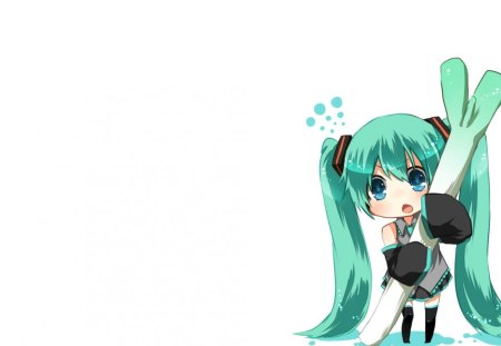 Hatsune Miku series8 - anime, small, girl, naughty, cute