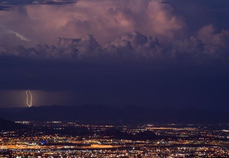 Desert Thunderstorm - bad, cool, heat, nice