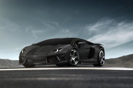 Lamborghini Aventador - lamborghini aventador, lamborghini, aventador, black lamborghini