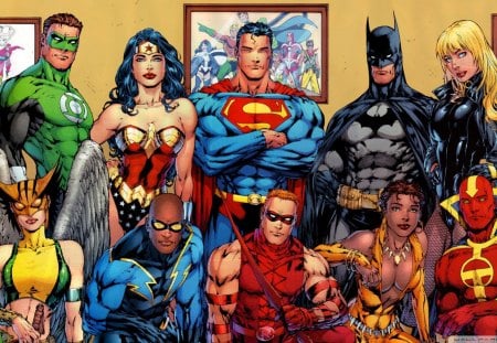 Justice League America - dc comics, Justice League America, dc, batman, superman, justice league, wonder woman