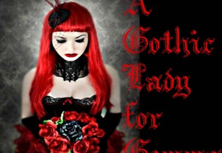 Friendship Series for 2013 --A Gothic Lady for Gemma - 2013, series, friendship, gemma