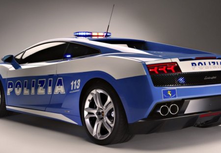 italian police car lamborghini - police, car, lamborghini, italian