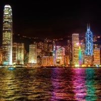 multicolor hong kong city