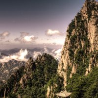 superb mountains in japan hdr