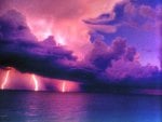 Cool Lighting over the Sea