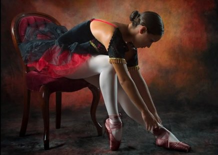 Ready for ballet - new, image, color, wallpper