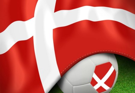 Danish flag football - danish, football, denmark, soccer, flag