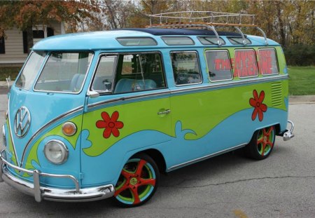 1967 VOLKSWAGEN 21 WINDOW CUSTOM BUS - Vw, Scobby Doo, Classic, 67