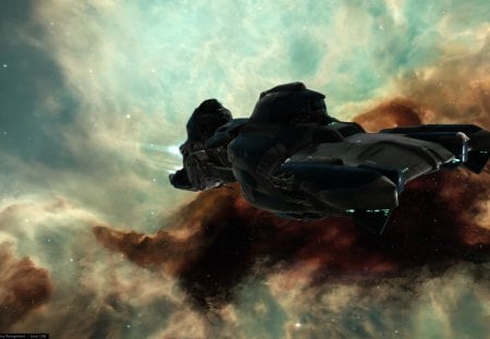 Heavy Combat to Come - gallente, eve online, spaceships, video games, proteus