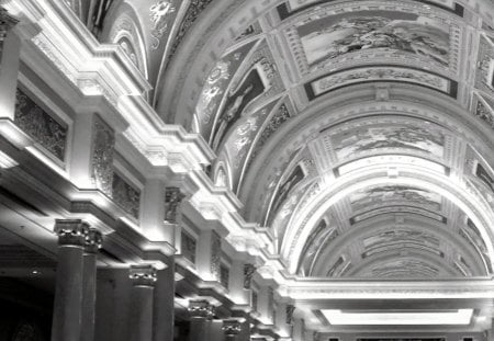 The Venetian Macau - ceiling, lobby, macau, venetian